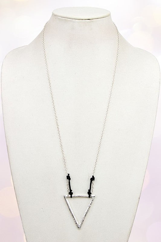 TRIANGLE PENDANT NECKLACE