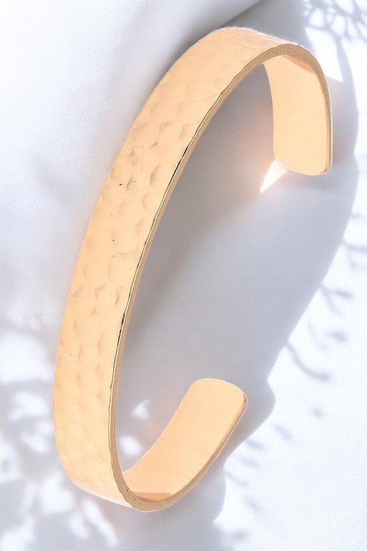 DIMPLED CUFF BRACELET