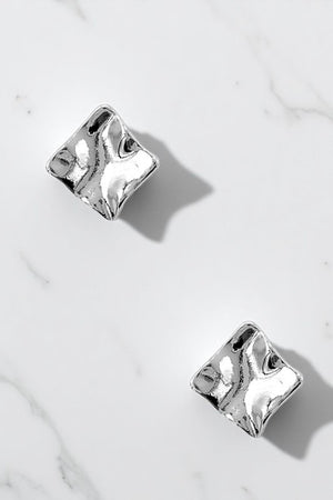 Abstract Square Post Earring