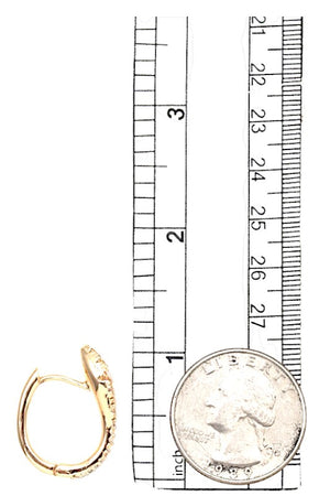 SNAKE HEAD CZ STONE PAVE EARRING