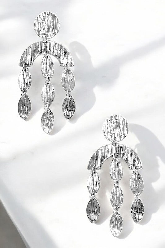 Arc Marquise Dangle Drop Earring