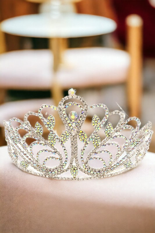Marquise Cut Out Rhinestone Gem Crown
