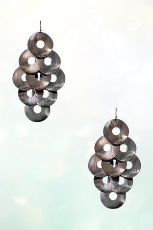 MULTI COIN DANGLE EARRING