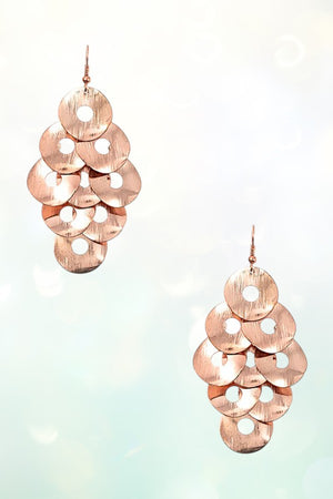 MULTI COIN DANGLE EARRING