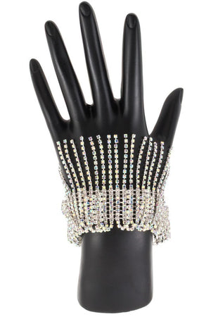 Fringe Rhinestone Pave Bracelet