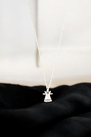 LITTLE GIRL DRESS PENDANT NECKLACE