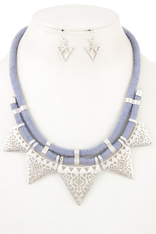Double Rope with Aztec Cut Triangle