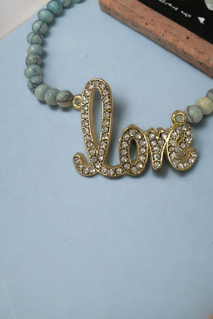 Love Beaded Bracelet