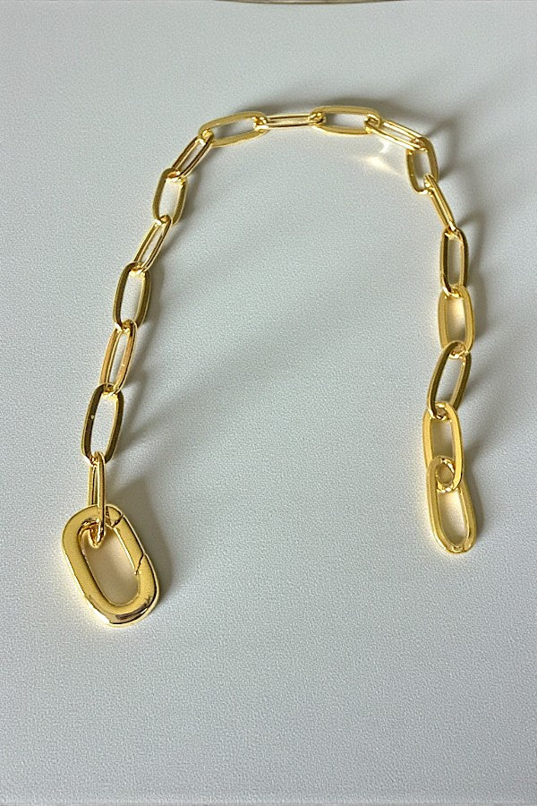 PAPER CLIP CHAIN BRACELET