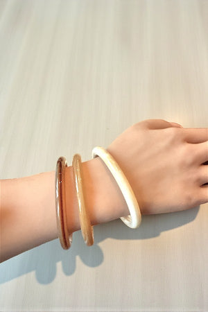 ACRYLIC THIN BANGLE 3 PIECE SET