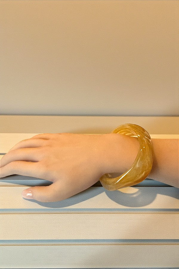 ACRYLIC CHUNKY BANGLE BRACELET