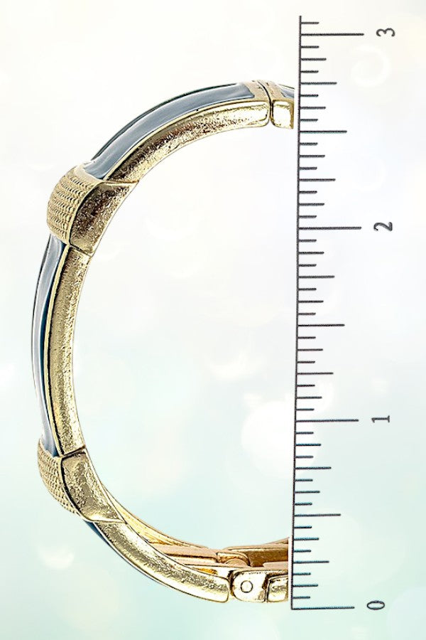 ETCHED FASHION BANGLE BRACELET