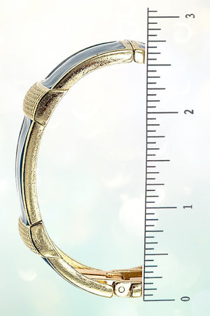 ETCHED FASHION BANGLE BRACELET