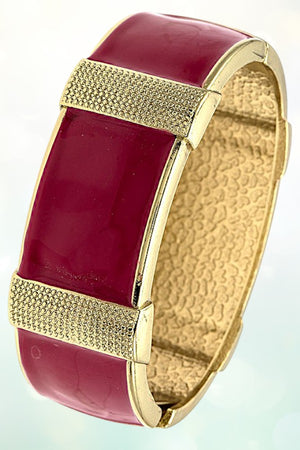 ETCHED FASHION BANGLE BRACELET