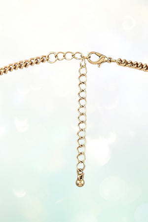 MUSTACHE PENDANT CHAIN NECKLACE