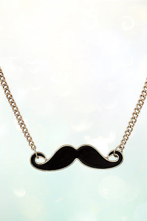 MUSTACHE PENDANT CHAIN NECKLACE
