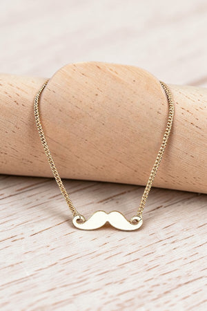 MUSTACHE PENDANT CHAIN NECKLACE