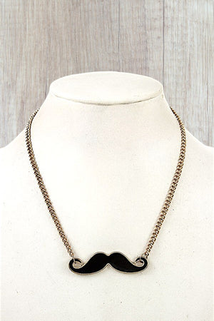 MUSTACHE PENDANT CHAIN NECKLACE