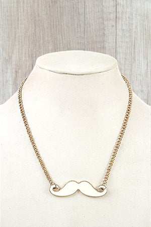 MUSTACHE PENDANT CHAIN NECKLACE