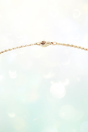 ELONGATED ROUND STATION NECKLACE