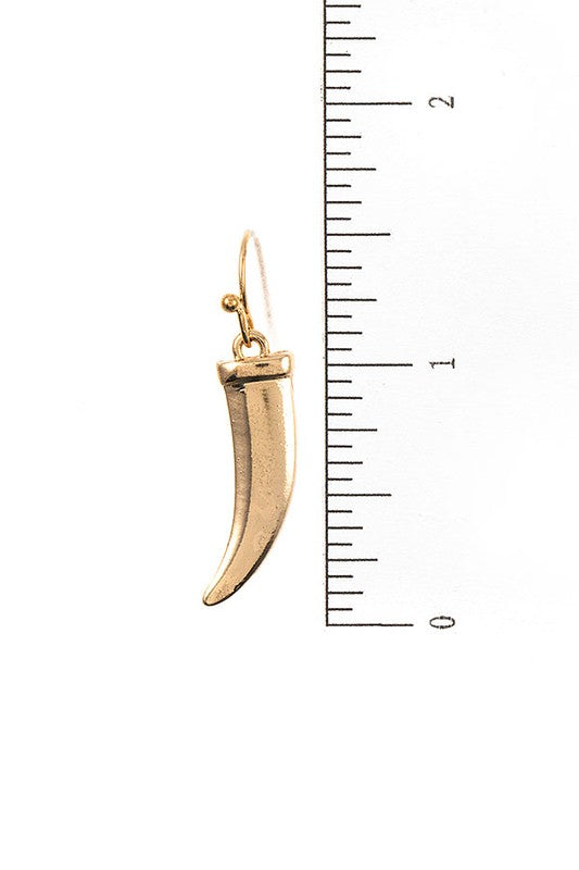 TUSK DANGLE EARRING