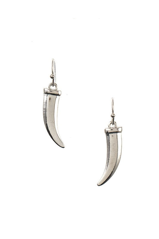 TUSK DANGLE EARRING