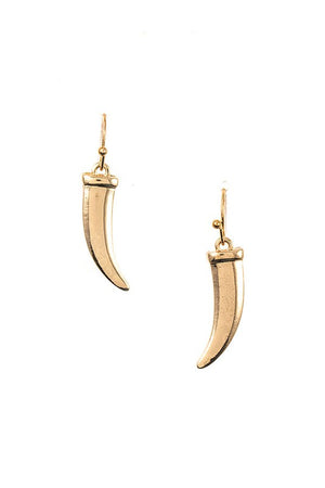 TUSK DANGLE EARRING