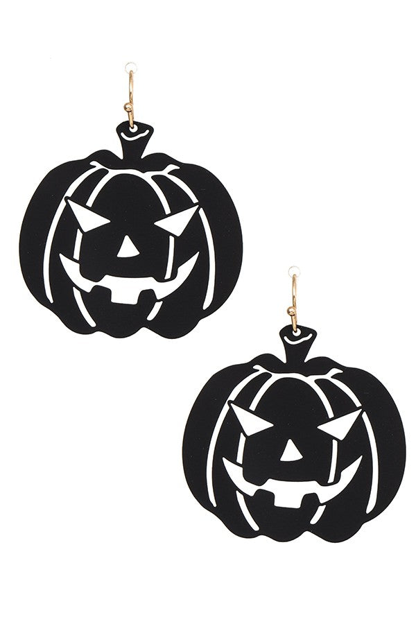 Scary Pumpkin Dangle Earring