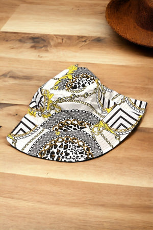 Mix Pattern Chain Bucket Hat