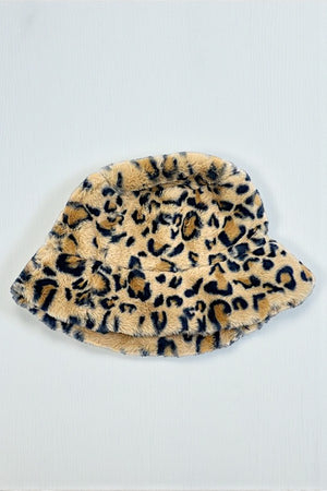 SOFT FAUX FUR PULL ON BUCKET HAT