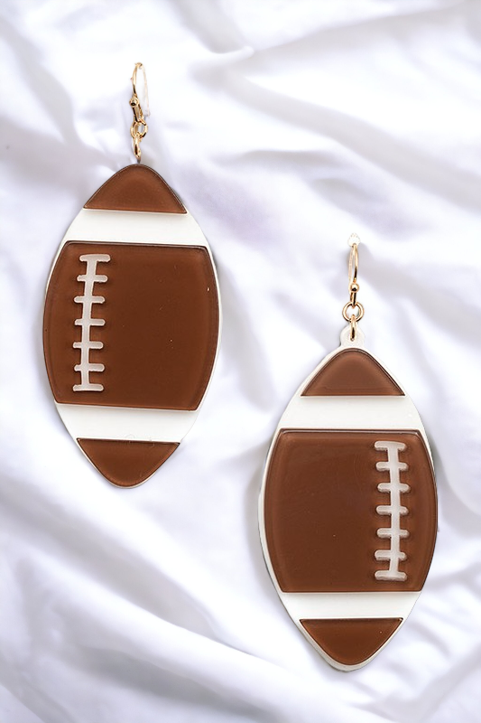 Football Drop Earring