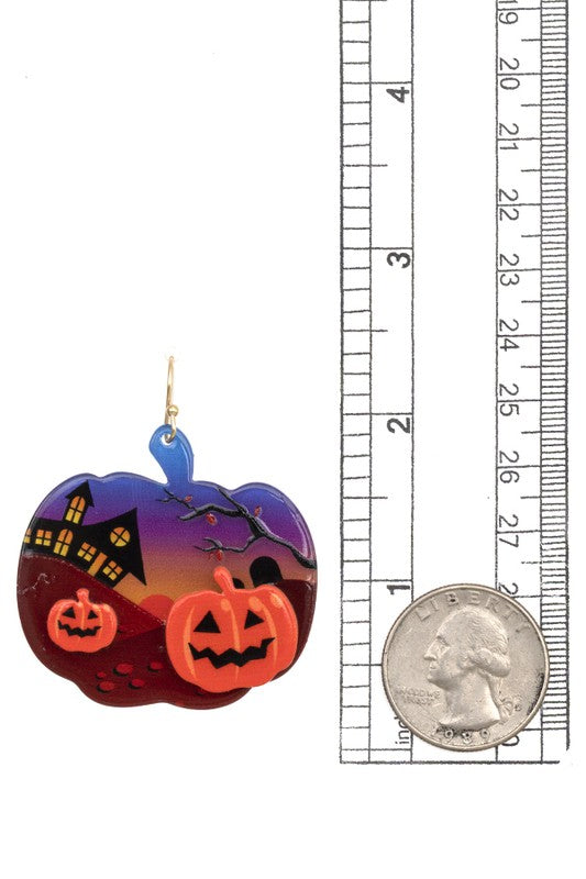 Pumpkin Drop Earring