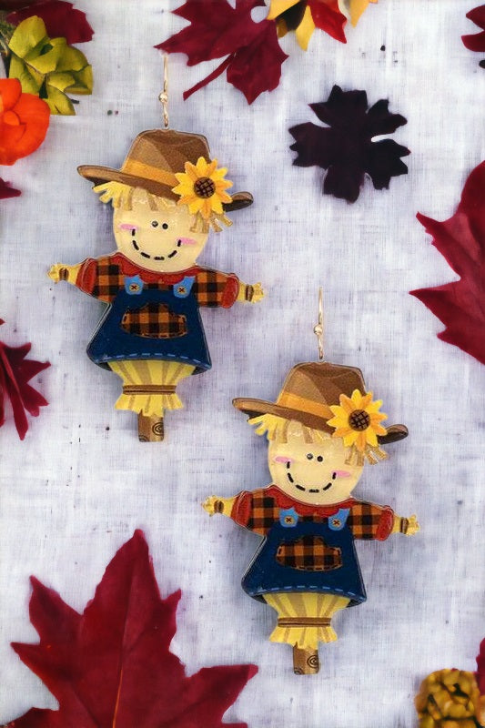 Scarecrow Dangle Earring