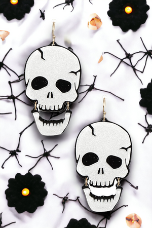 Skull Dangle Earring