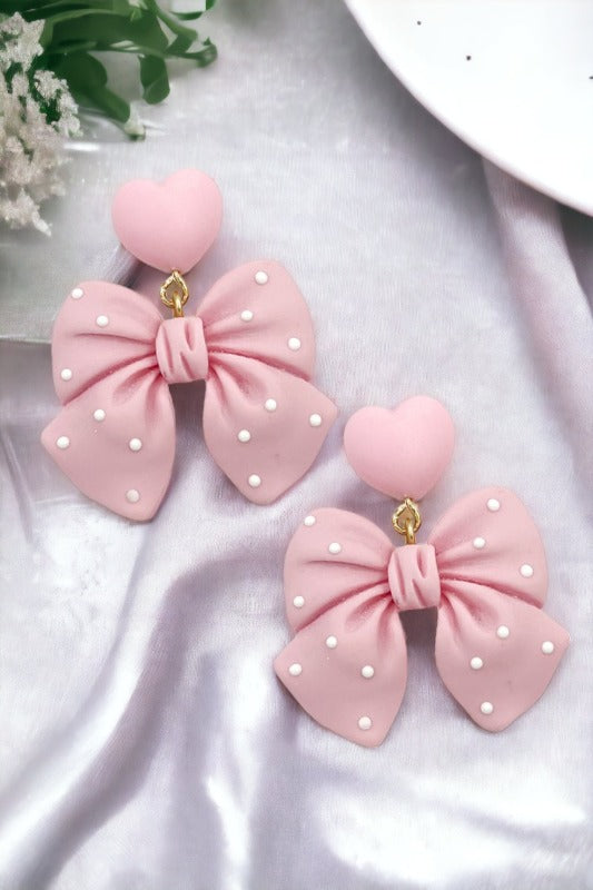 Cute Bow Dangle Earring