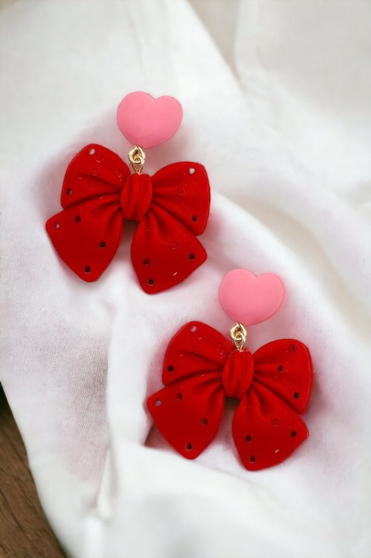 Cute Bow Dangle Earring