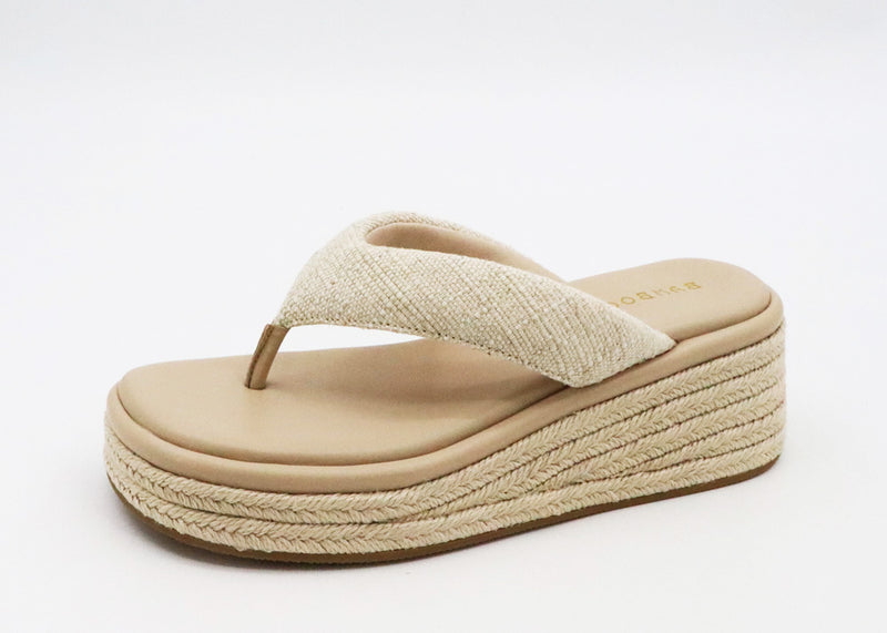 Espadrille Wedge Flip Flop Sandals