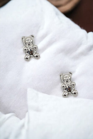 Teddy Bear Post Earring