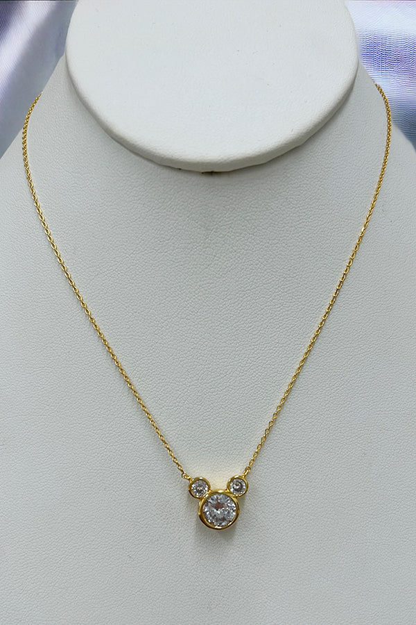 Cubic Zirconia Pendant Necklace