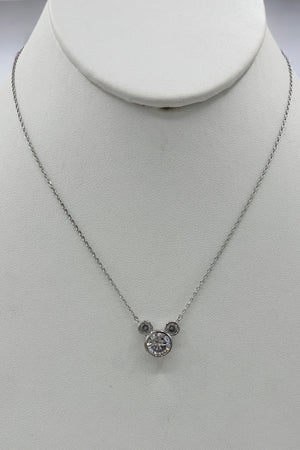 Cubic Zirconia Pendant Necklace