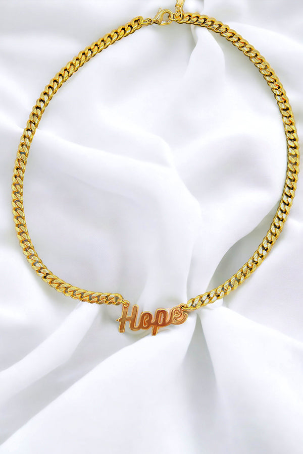 Hope Chain Choker Necklace