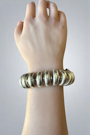 WESTERN HALVED BUBBLE BALL STRETCH BRACELET