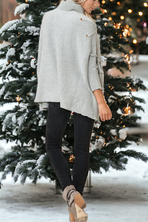 Tassel End Fashion Knit Ruana