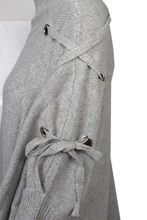 Tassel End Fashion Knit Ruana