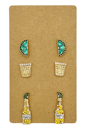 Tequila Post Earring Set