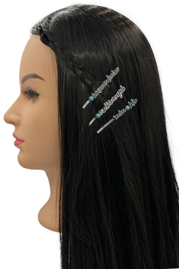 Western Gem Pave Hair Pin Set