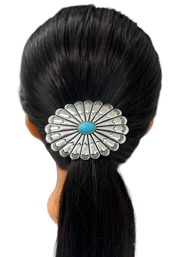 Western Concho Hair Tie