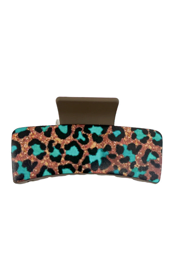 Leopard Print Hair Claw