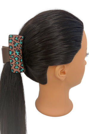 Leopard Print Hair Claw