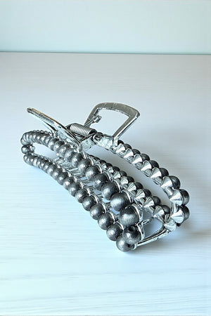 WESTERN NAVAJO PEARL LARGE METAL HAIR CLAW